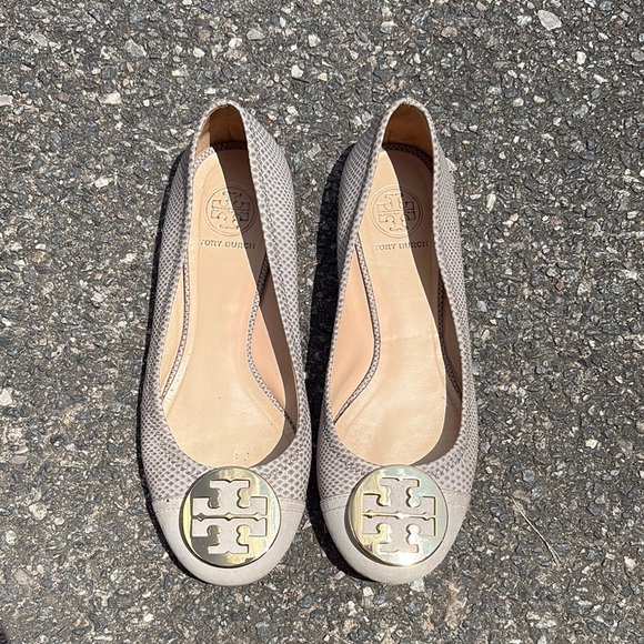 Tory Burch Shoes - Tory Burch✨ Serena 2 Ballet Karung Montilla Snake Print Flats Size 8.5M